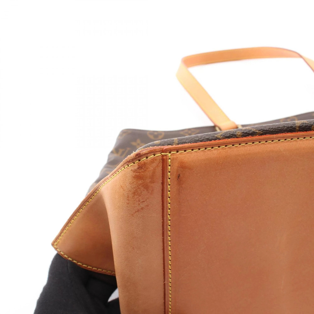 LOUIS VUITTON Brown Monogram Leather Tote Bag - Picture 7 of 11